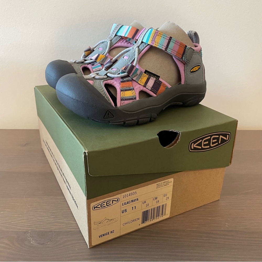 Keen Venice Lilac Venice H2 Girls Sandals Size 11